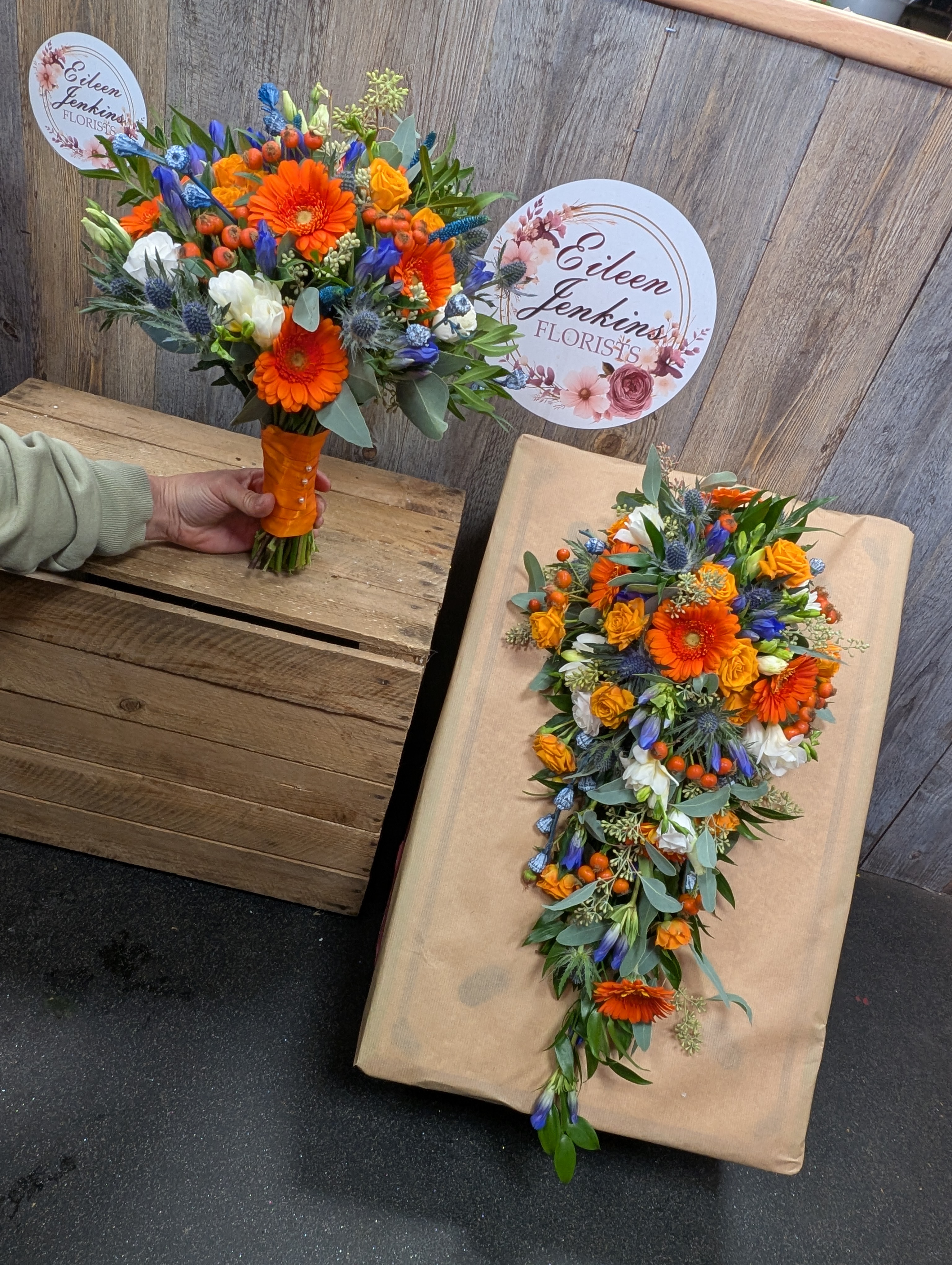 Bridal shower& bridesmaid bouquet 