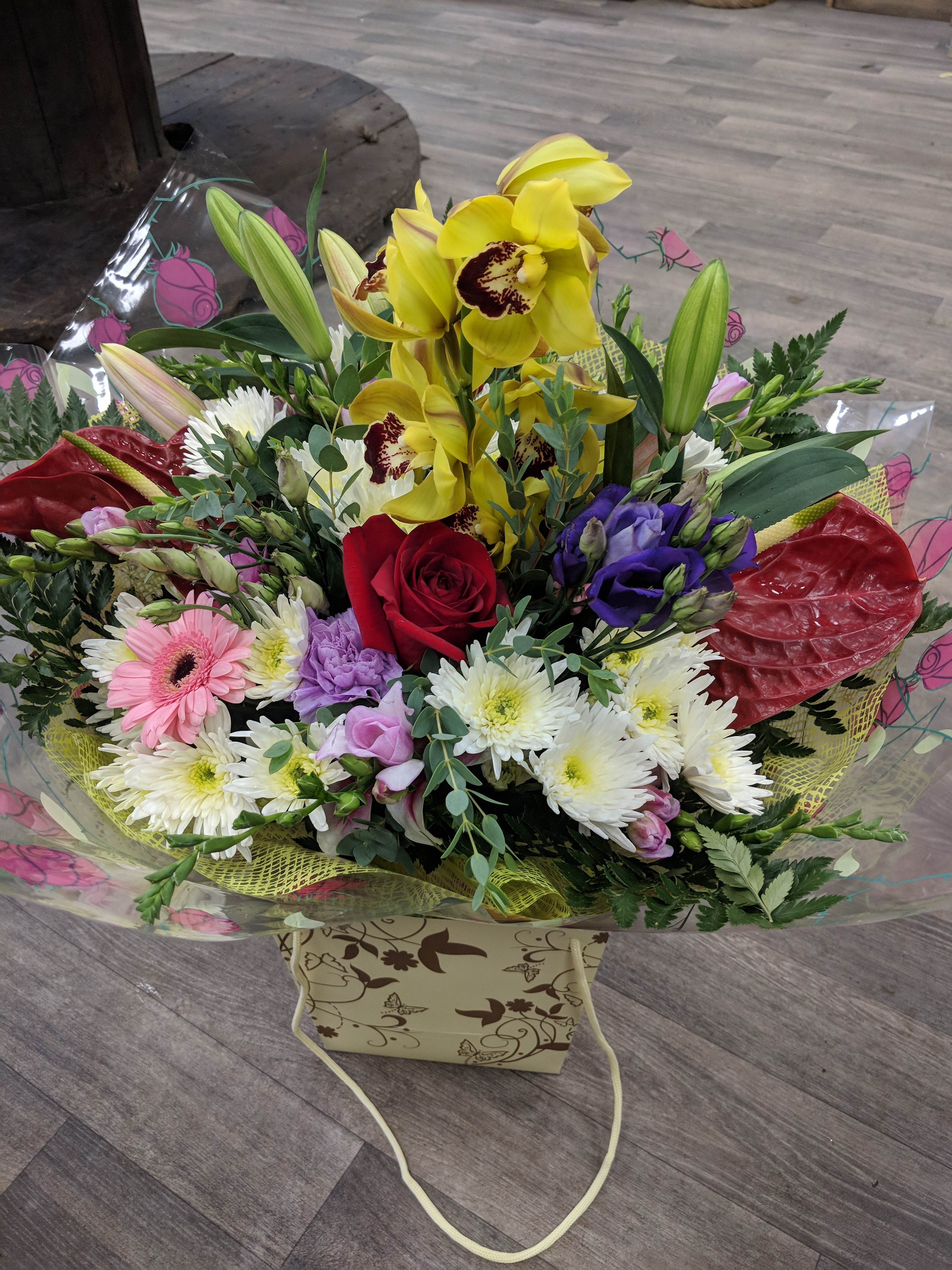 Opulent mixed bouquets