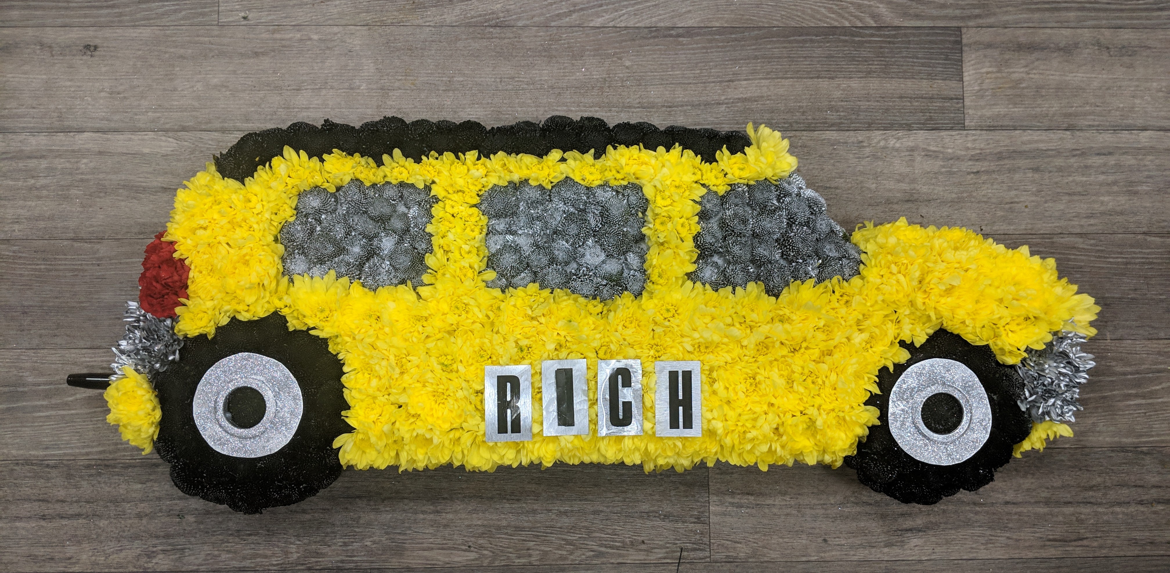 Yellow car