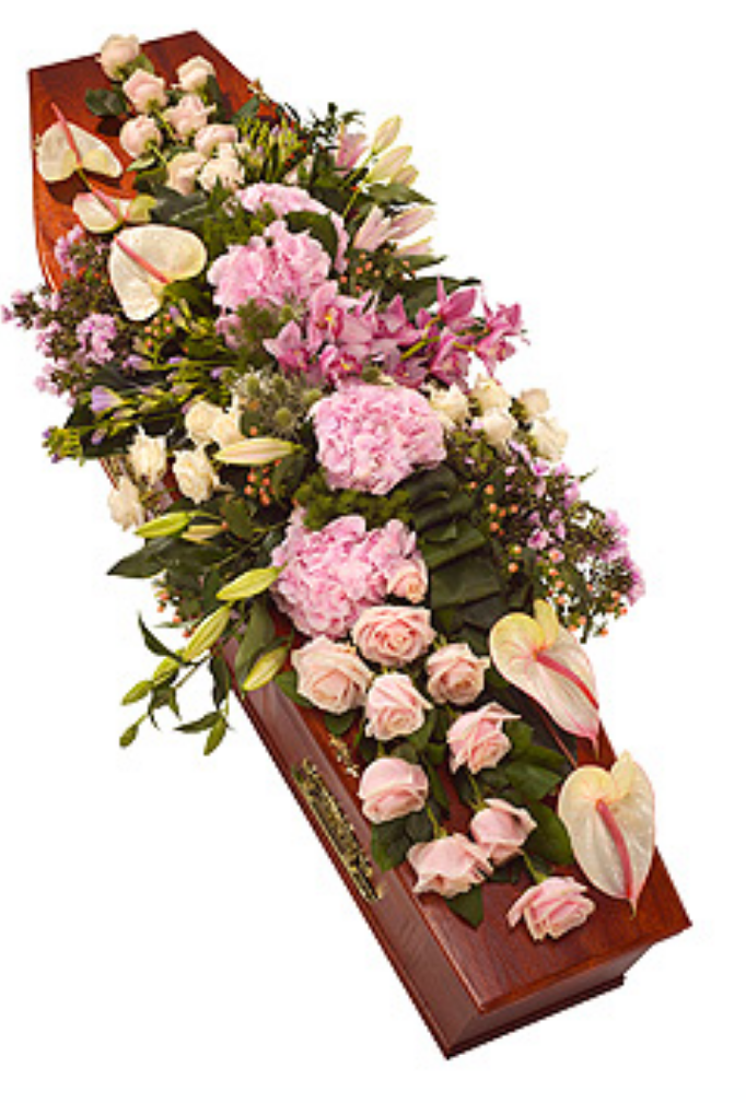 Indulgent casket spray