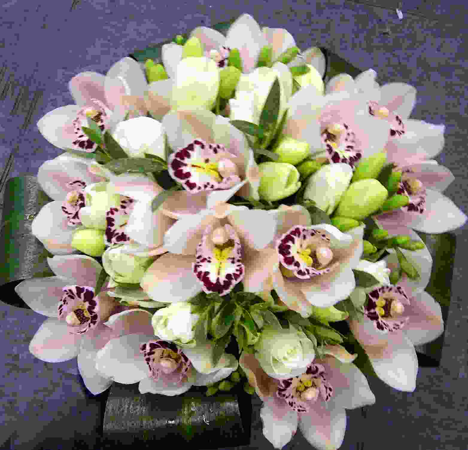 Orchid Bridal Hand-tied