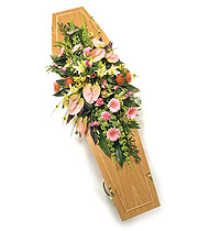Contemporary Casket Spray