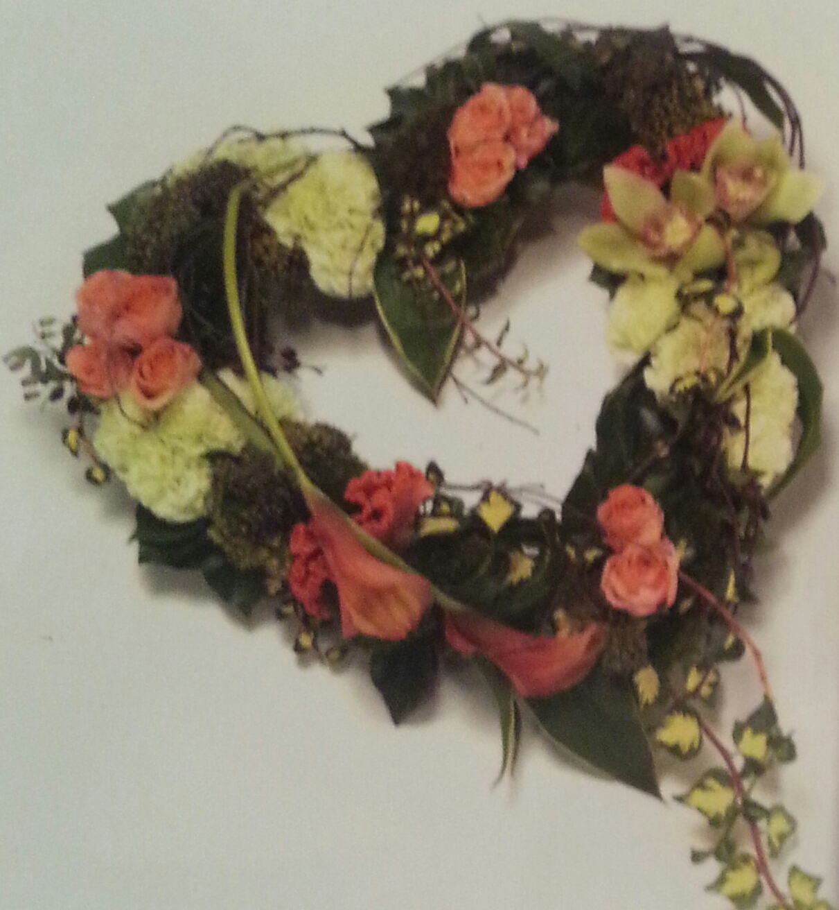 Loose grouped heart