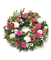 Pink & White Wreath