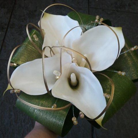 Silk Cala Lily Bridal Tie