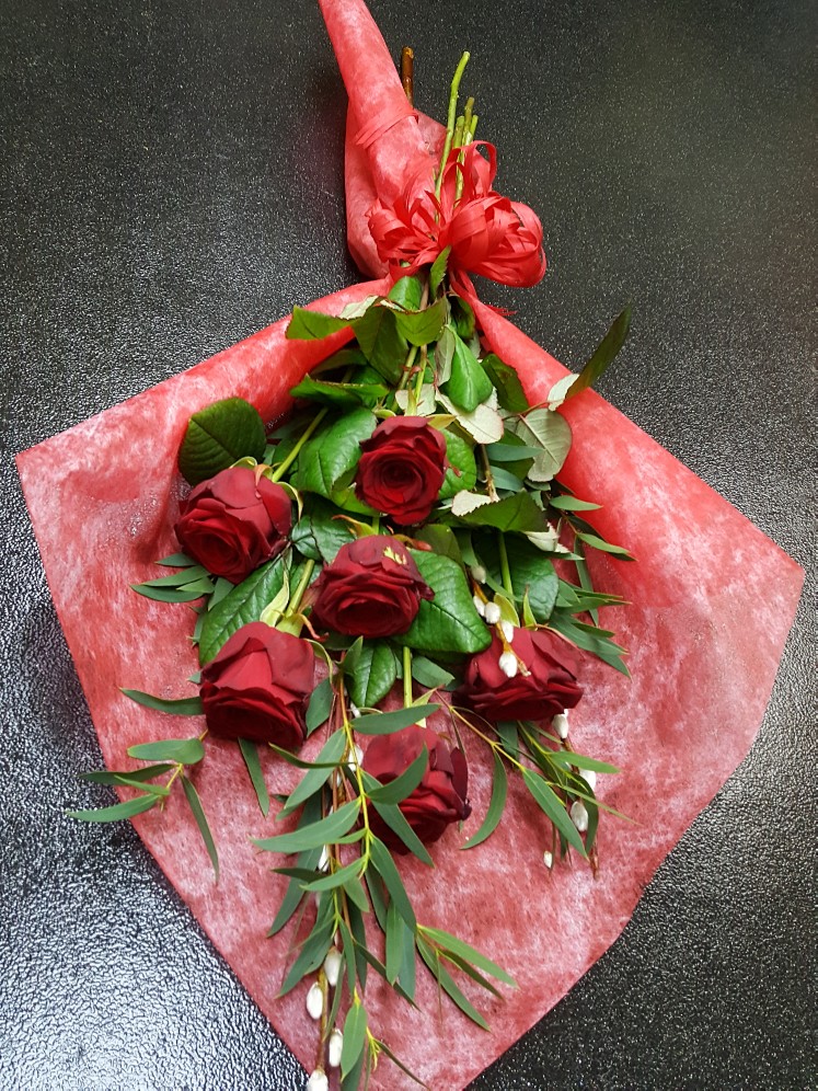 Six Rose Bouquet