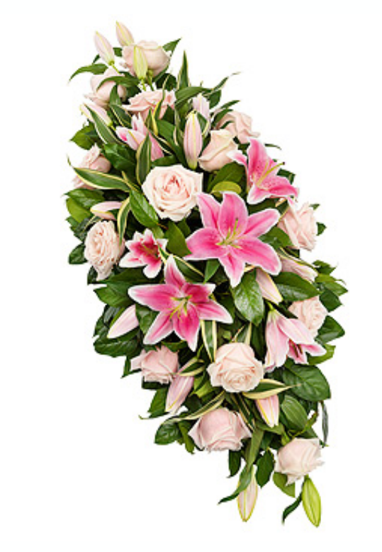 Lily and rose double ended spray